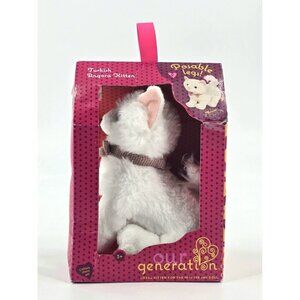 Our Generation Posable Turkish Angora Kitten 6" Pet Cat Plush Limited Release